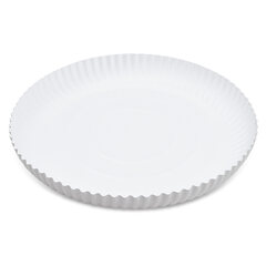 50x BIONATURE Pappteller 'RECY' rund tief Ø26cm weiß