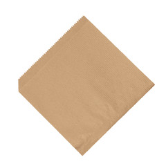 Preview: 10000x Hamburger Beutel braun 16 x 16 cm oben und 1x seitlich offen