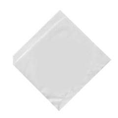 Preview: 10000x Hamburger Beutel weiss 16 x 16 cm oben und 1x seitlich offen