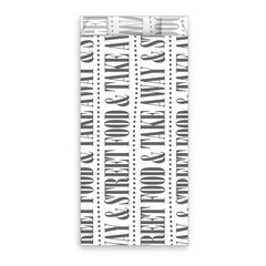 300x Papierbeutel FSC MIX fettdicht weiß mit Druck "Street Food & take away" 8+4 x 17 cm