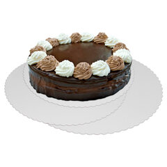 Preview: 1000x BIONATURE Tortenunterlagen Ø18 cm aus 100% Zellstoff