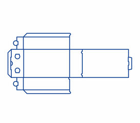 Preview: 100x Pizzakarton CALZONE mit neutralem Motiv 27 x 16,5 x 7,5 cm