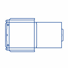 Preview: 100x Pizzakarton aus Mikrowellpappe mit neutralem Motiv 32,5 x 32,5 x 3 cm