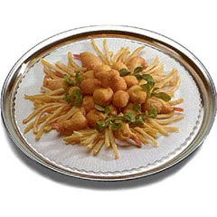 Preview: Plattenpapiere rund weiß Ø 28 cm 