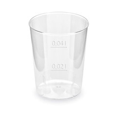50x Schnapsglas glasklar Shotgläser Stamperl mit Eichstrich PS 2cl / 4cl