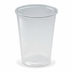 Trinkbecher transparent klar mit Eichstrich 0,4 l 400 ml PP 