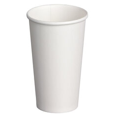 10000x Heiß- und Kaltgetränkebecher Pappbecher weiß 500ml 600ml  XXL 20oz 