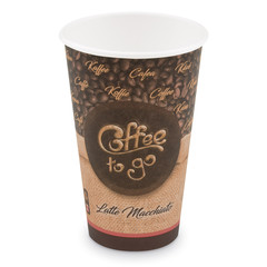 Kaffeebecher XL 'Coffee To Go' Latte Macchiato Cappuccino 400ml 510ml 