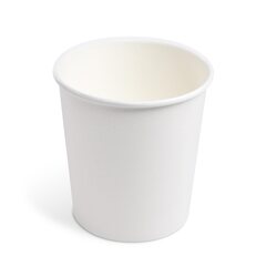 Papierbecher Feinkostbecher Eisbecher rund weiß 750 ml Ø 11,5 cm 