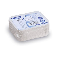 Preview: 100x Deckel weiß für Aluschale Pasta Schale Grillschale mit 250ml Volumen