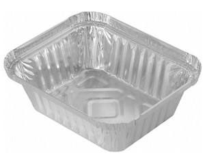1000x Alu-Servierschale Aluschale Grillschale  470ml 145x120x41mm