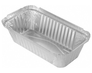 1000x Alu-Servierschale Aluschale Grillschale  690ml 201x109x49mm