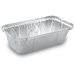 1000x Alu-Servierschalen Menüschale 720ml 200x112x54mm