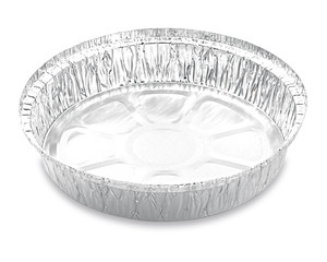 100x Aluschalen Backform Auflaufform rund 1450 ml stehender Rand Ø229 x 49mm