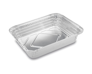 250x Aluschale Auflaufform Gastronorm stehender Rand 320x260x60mm 3500ml