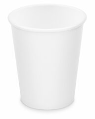 10x Heiß- und Kaltgetränkebecher Pappbecher weiß 200ml 280ml Ø 80mm