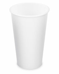 10x Heiß- und Kaltgetränkebecher Pappbecher weiß 400ml 510ml Ø 90mm