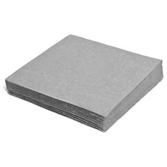 1000x Servietten 33 x 33 cm 1/4 -Falz 3-lagig grau