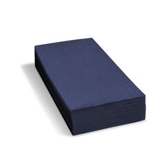 250x Servietten 33 x 33 cm 1/8 -Kopffalz 2-lagig dunkelblau