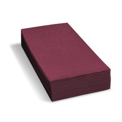 250x Servietten 33 x 33 cm 1/8 -Kopffalz 2-lagig bordeaux