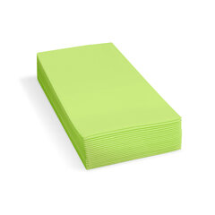 250x Servietten 33 x 33 cm 1/8 -Kopffalz 2-lagig gelbgrün
