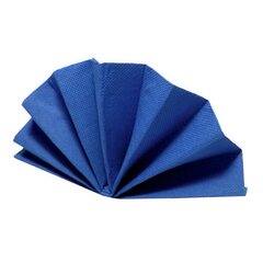 800x DekoStar Servietten 38 x 38cm dunkelblau Geprägte Tischservietten Tischdekoration