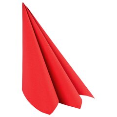 800x Servietten Airlaid 40x40cm 1/4 -Falz stoffähnlich hochwertig rot