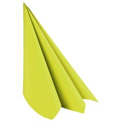 50x Servietten Airlaid 40x40cm 1/4 -Falz stoffähnlich hochwertig gelbgrün