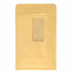 1x AROFOL WIN Luftpolstertasche  4/D-14 180x265mm mit Fenster für B5 braun