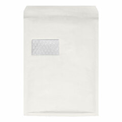 1x AROFOL WIN Luftpolstertasche  7/G-17W 230x340mm mit Fenster für C4+  weiß