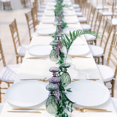 Preview: 1 Rolle Damasttischdecke Tischtuch aus Papier 1,20m  x 8m gelb