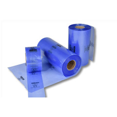 1x VCI-Schlauchfolie blau-transparent 200 x 0,10 mm 100my / 200 m