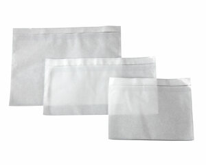 1000x DOCUFIX Dokumententaschen *transparent ohne Druck*  C6 175x110+15mm 