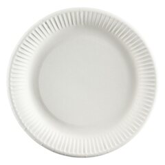 1000x Pappteller KU 23 rund 23 cm fettdicht