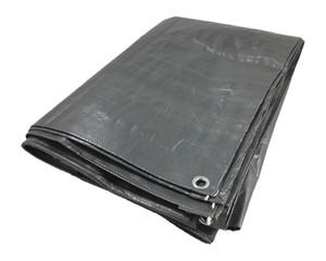 (EUR 0,61/m2-EUR 0,74/m2) Gewebeplane Abdeckplane Schutzplane 2 x 3 m silber PE 