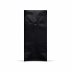 1000x Quad Bags 100x80x245 mm mit Aromaschutzventil 250g schwarz