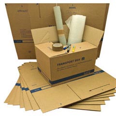 1x Umzugsset für 1 Zimmer - 18 Umzugskartons  und viel nützliches Zubehör
