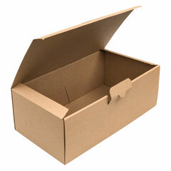 1x Versandkarton 310x170x110mm schnelle Aufrichtung mit Steckverschluss braun