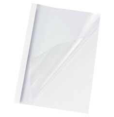 500x Thermobindemappen A4  8mm für 80 Blatt weiß