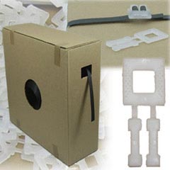 1x Umreifungsset bestehend aus 1000m Umreifungsband und 500 Schnallen