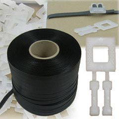 10x Umreifungsset bestehend aus  600m Umreifungsband und 250 Schnallen