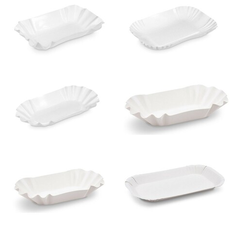 BIONATURE Einweg Pappschalen Pommes Currywurst Schaschlik Frischfaser fettdicht