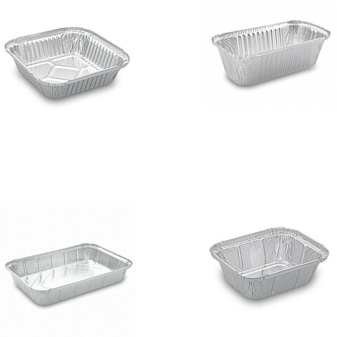 Einweg Alu-Servierschalen Aluschale Auflaufschale Grillschale 250-2000ml