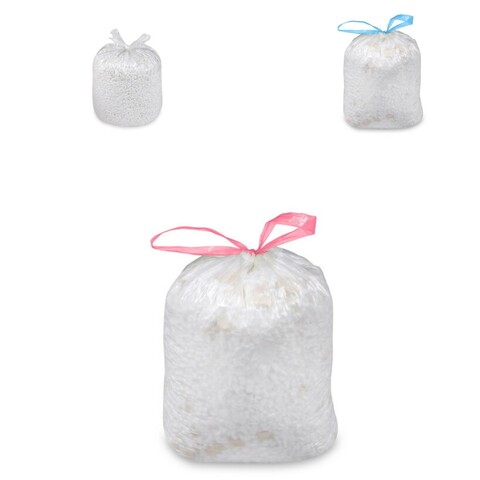 Mülleimerbeutel Müllbeutel 10 18 120 Liter weiss Auswahl