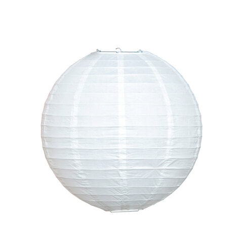 Lampion rund weiß Ø 25 cm