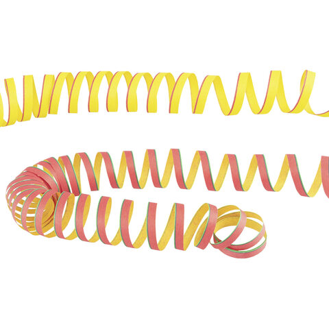 Luftschlangen aus Papier bunt schwer entflammbar 4m 