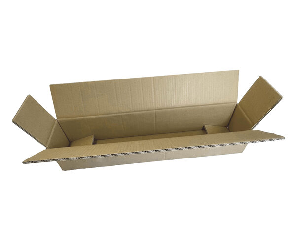 Faltkarton Versandhülsen 430x105x105mm sehr stabil 2-wellig braun