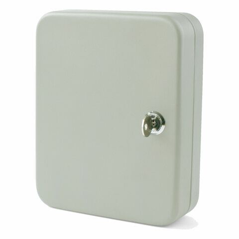 Schlüsselkasten für 48 Schlüssel inkl. Anhänger perlgrau