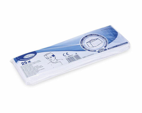 50x Papierschiffchen weiß