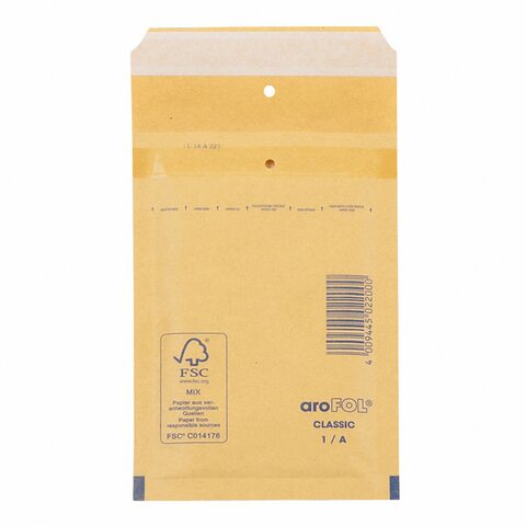 AROFOL CLASSIC Luftpolstertasche 1/A-11 100x165mm braun